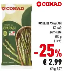 Conad Punte di asparagi CONAD offerta