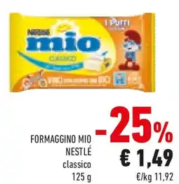 Conad Formaggino mio nestlé classico offerta