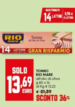 Panorama TONNO RIO MARE all'olio di oliva offerta