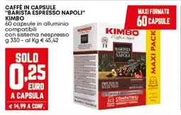 Panorama Caffè in capsule "barista espresso napoli" KIMBO offerta