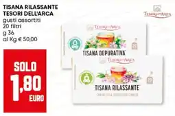 Panorama Tisana rilassante TESORI DELL'ARCA offerta