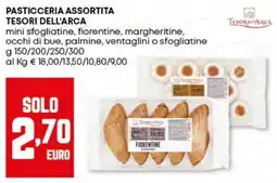 Panorama Pasticceria assortita TESORI DELL'ARCA offerta