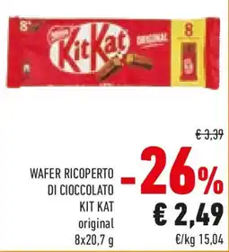 Conad Wafer ricoperto di cioccolato KIT KAT offerta