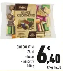 Conad Cioccolatini zainiboeri offerta
