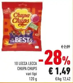 Conad 10 lecca lecca CHUPA CHUPS offerta