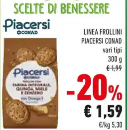 Conad Linea frollini piacersi CONAD offerta