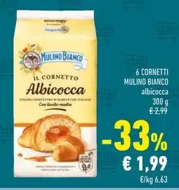 Conad 6 cornetti mulino bianco albicocca offerta