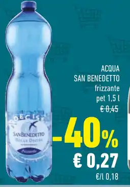Conad Acqua san benedetto frizzante offerta