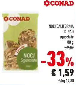 Conad Noci california conad sgusciate offerta
