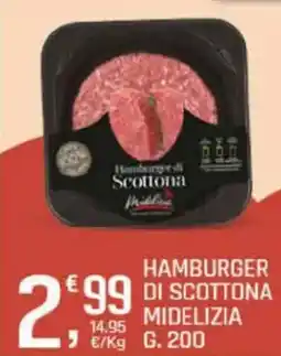 Supermercati Dok Hamburger di scottona midelizia offerta