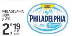 Supermercati Dok PHILADELPHIA Light offerta