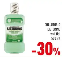Conad Collutorio LISTERINE offerta