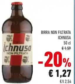 Conad Birra non filtrata ICHNUSA offerta