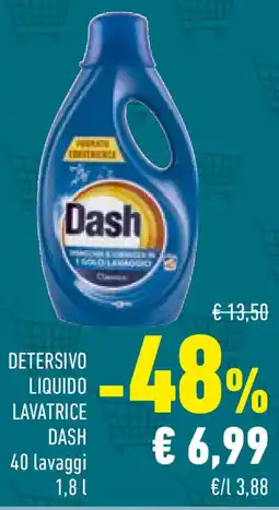 Conad Detersivo liquido lavatrice DASH offerta