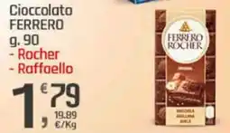 Supermercati Dok Cioccolato FERRERO offerta