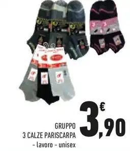 Conad GRUPPO 3 CALZE PARISCARPA lavoro e unisex offerta