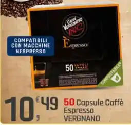 Supermercati Dok 50 Capsule Caffè Espresso VERGNANO offerta