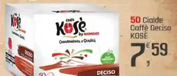 Supermercati Dok 50 Cialde Caffè Deciso KOSÈ offerta