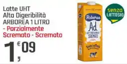 Supermercati Dok Latte UHT Alta Digeribilità ARBOREA offerta