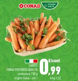 Conad Carote conad percorso qualità offerta