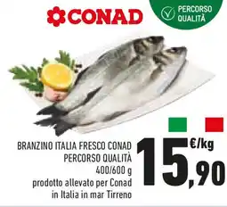 Conad Branzino italia fresco conad percorso qualità offerta
