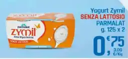 Supermercati Dok Yogurt Zymil SENZA LATTOSIO PARMALAT offerta