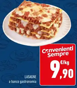 Conad Lasagne a banco gastronomia offerta