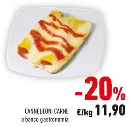 Conad Cannelloni carne a banco gastronomia offerta