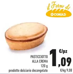 Conad Pasticciotto alla crema offerta