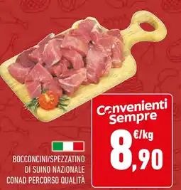 Conad Bocconcini/spezzatino di suino nazionale conad percorso qualità offerta