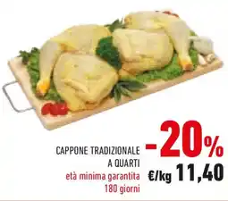 Conad Cappone tradizionale a quarti offerta