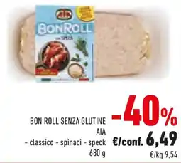 Conad Bon roll senza glutine AIA offerta