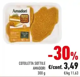 Conad Cotoletta sottile AMADORI offerta