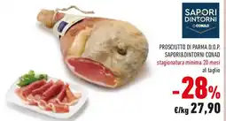 Conad Prosciutto di parma d.o.p. SAPORI&DINTORNI CONAD offerta