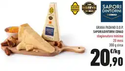 Conad Grana padano SAPORI DINTORNI CONAD offerta