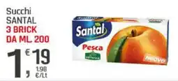 Supermercati Dok Succhi SANTAL offerta