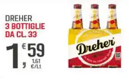 Supermercati Dok Dreher 3 bottiglie offerta