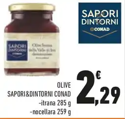 Conad Olive sapori&dintorni conad itrana e nocellara offerta