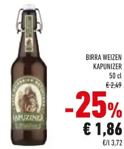 Conad Birra weizen KAPUNIZER offerta