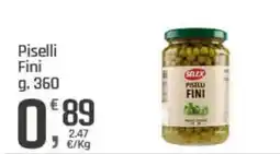 Supermercati Dok SELEX Piselli Fini offerta