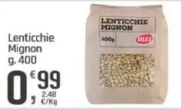 Supermercati Dok SELEX Lenticchie Mignon offerta
