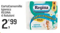 Supermercati Dok CartaCamomilla Igienica REGINA 4 Rotoloni offerta