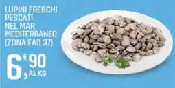 Supermercati Dok Lupini freschi pescati nel mar mediterraneo (zona fao 37) offerta