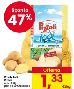 Eurospar Patate lodì Pizzoli offerta