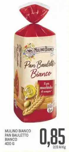 Supermercati Piccolo Mulino bianco pan bauletto bianco offerta