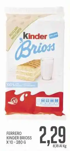 Supermercati Piccolo Ferrero kinder brioss offerta