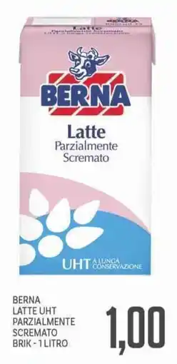 Supermercati Piccolo Berna latte uht parzialmente scremato brik offerta