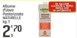Supermercati Dok Albume d'Uovo Pastorizzato NATURELLE offerta