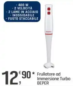 Supermercati Dok Frullatore ad Immersione Turbo BEPER offerta