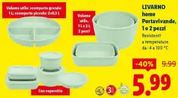 Lidl LIVARNO home Portavivande, 1 o 2 pezzi offerta